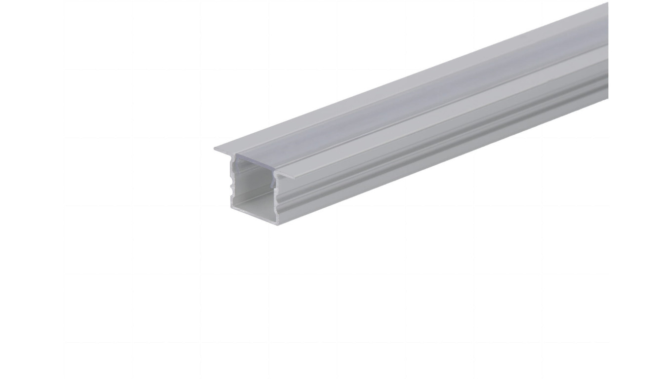 Profil led Standard Plus 1m anodowany z osłoną przeźroczystą CLF