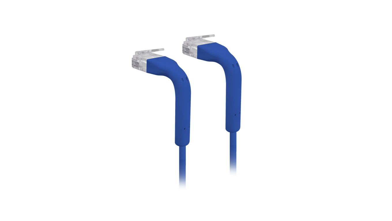 Patchcord LAN UniFi Patch Cable, 0.3m, Cat6, Niebieski Ubiquiti U-Cable-Patch-0.3m-RJ45-BL