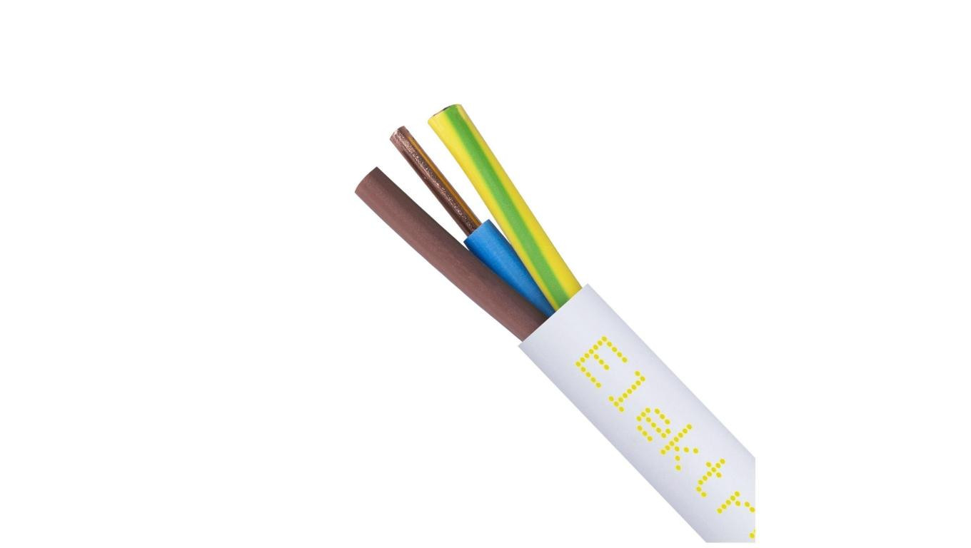 Przewód prądowy YDY 450/750V 3x2,5 okrągły drut Elektrokabel /10m/