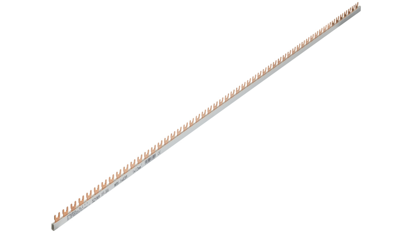 Szyna łączeniowa wideł. 1-faz. 12mm2 54moduły