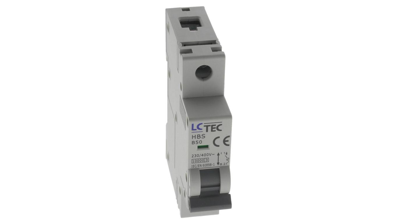 Wyłącznik nadprądowy HBS 1P 1M 1F B 50A 10kA