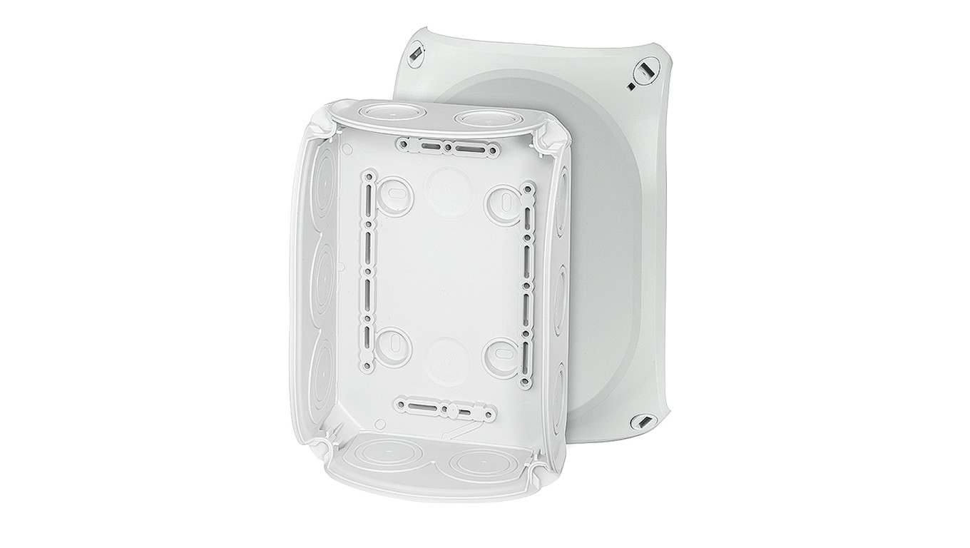 Puszka odgałęźna 180x130x77 bez zacisków IP66 szara DK 1000 GZ 62000156