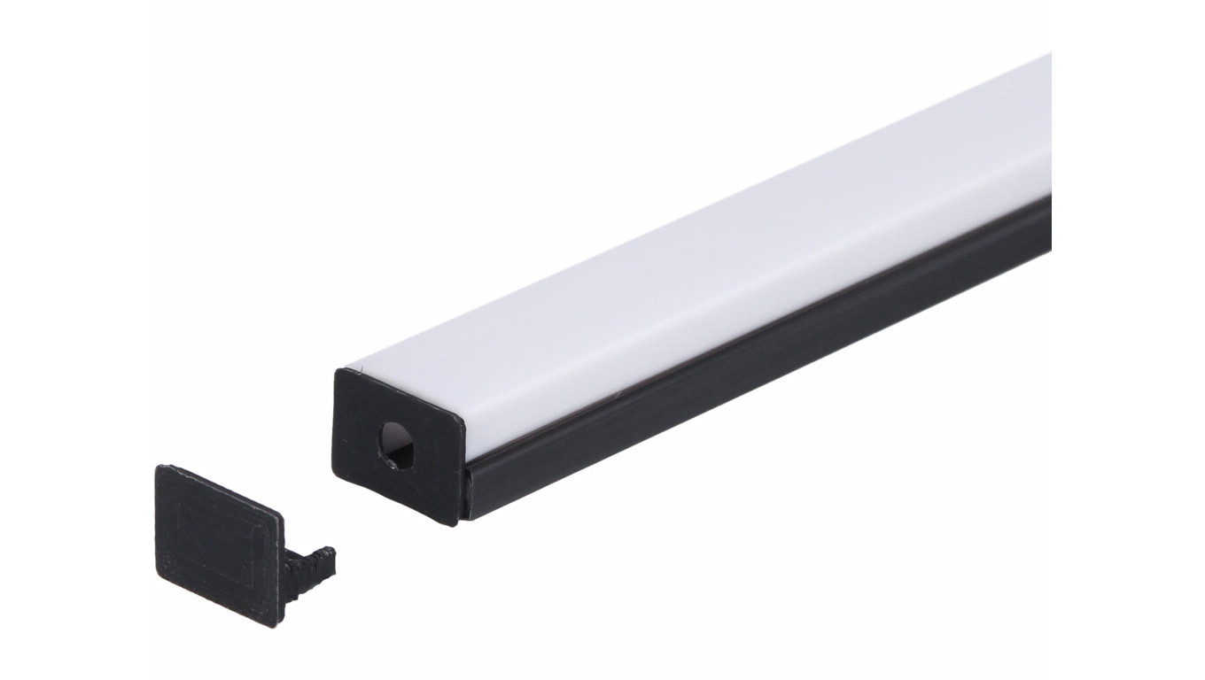 Zaślepka PCV Line Slim Extra czarna