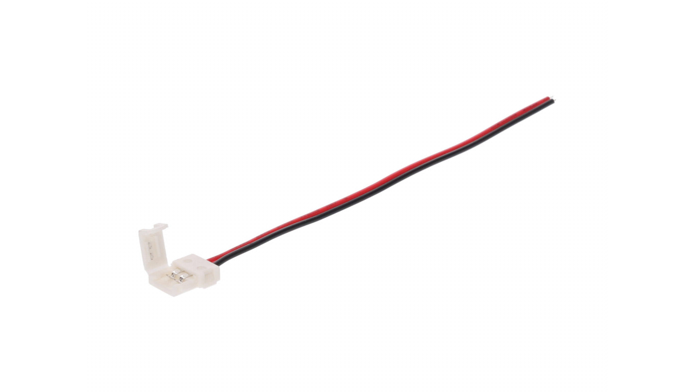 Złączka do taśmy led mono 10mm taśma-przewód