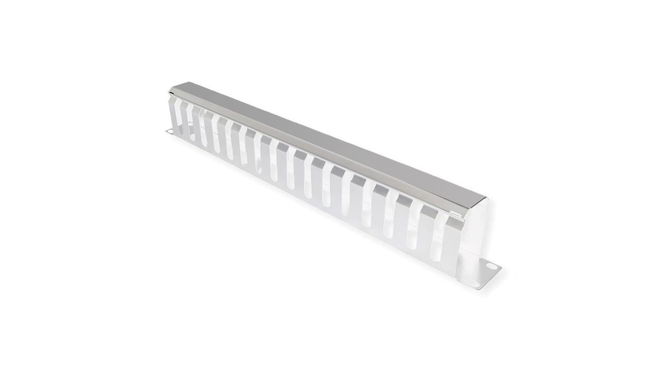 VALUE 19 Płyta przednia 1 U z kanałem manewrowym 40 x 60 mm, szara