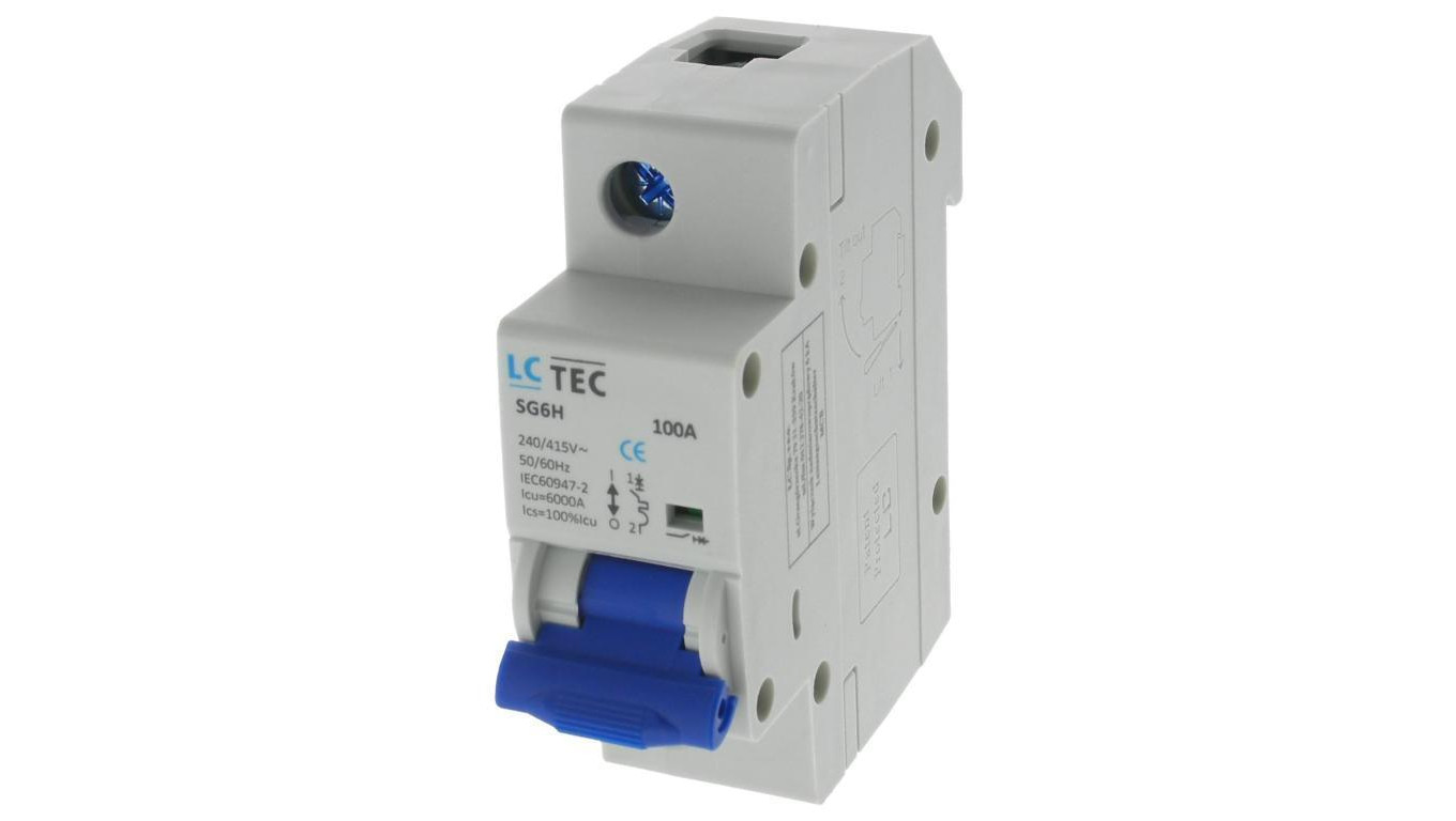 Wyłącznik nadprądowy M60 1P 1,5M 1F C 100A 6kA