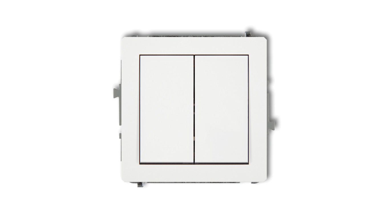 DECO Mechanizm łącznika świecznikowego, biały mat 25DWP-2
