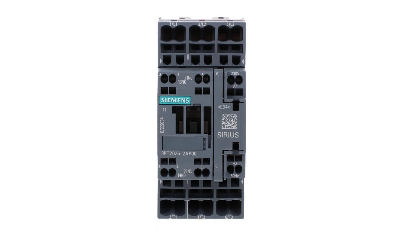 Stycznik mocy 25A 3P 230V AC AC-3 11kW 400V AC 1Z + 1R przyłącze sprężynowe 3RT2026-2AP00