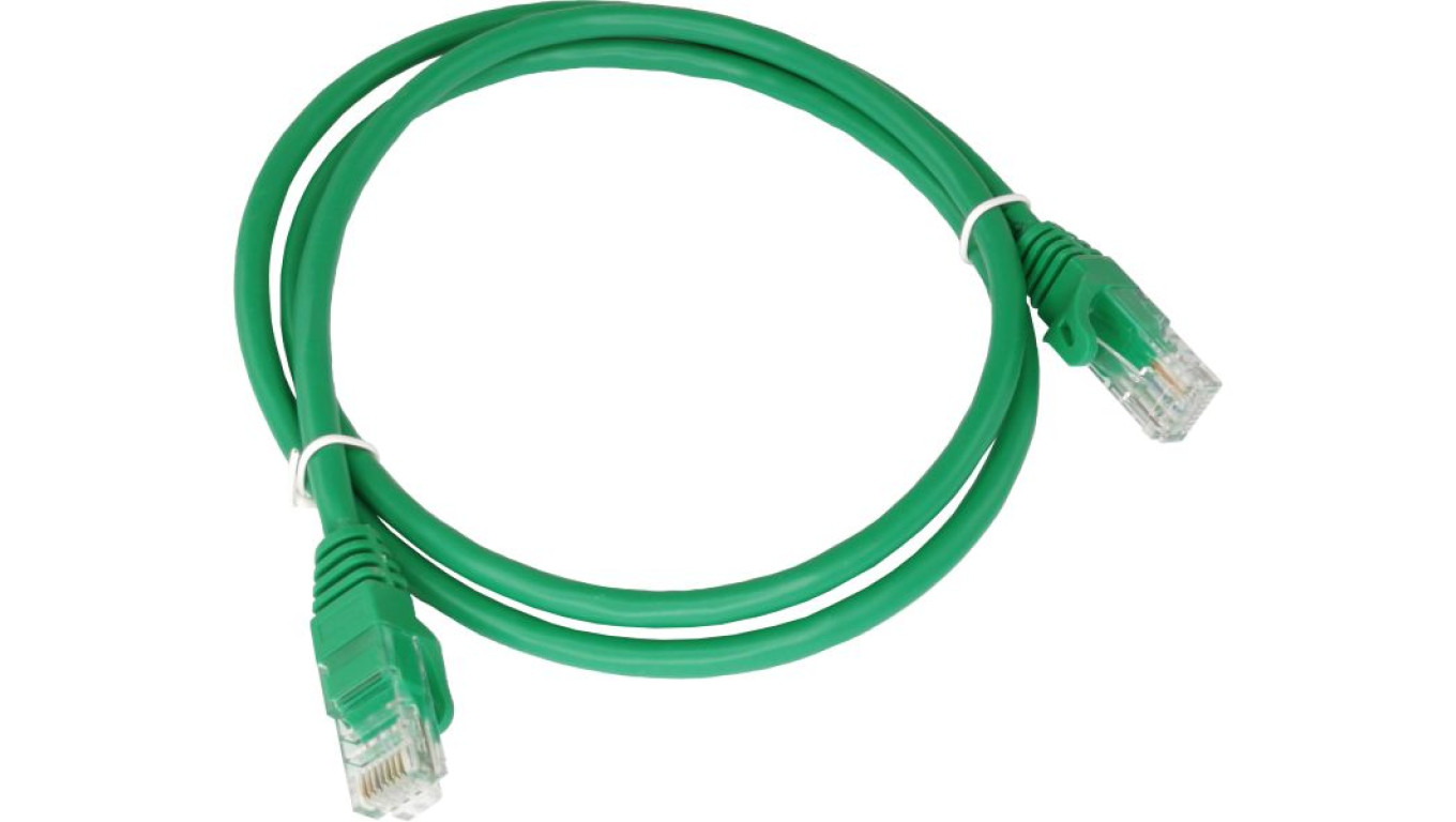 Patch-cord U/UTP kat.6 PVC 2.0m zielony KKU6ZIE2