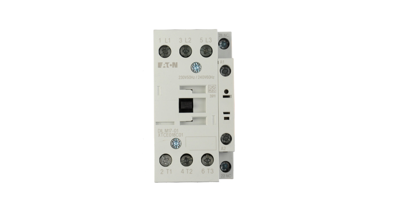 Stycznik mocy 17A 3P 230V AC 0Z 1R DILM17-01(230V50HZ,240V60HZ) 277036