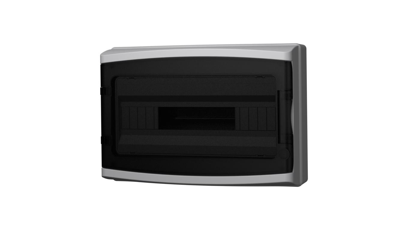Rozdzielnica hermetyczna modułowa UV 400V AC 1000V DC 1x18 natynkowa IP 65 940.18 bezhalogenowa