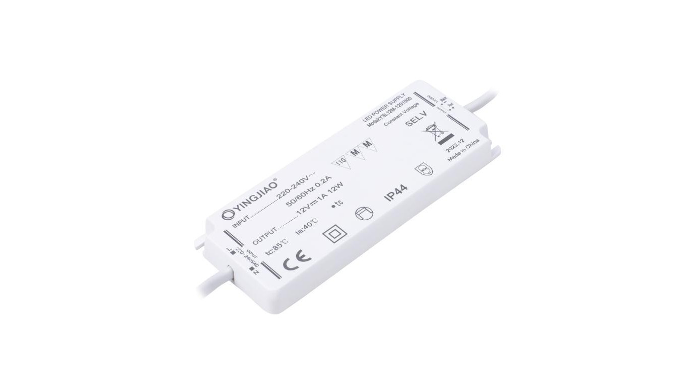 Zasilacz stałonapięciowy LED Yingjiao YSL12M 24V 0,5A 12W