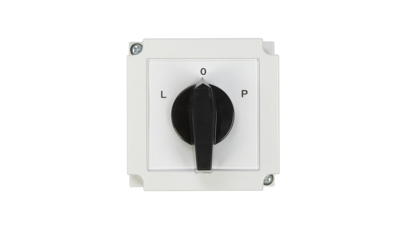 Łącznik krzywkowy L-0-P 3P 25A w obudowie 4G25-11-PK R114 63-840309-031