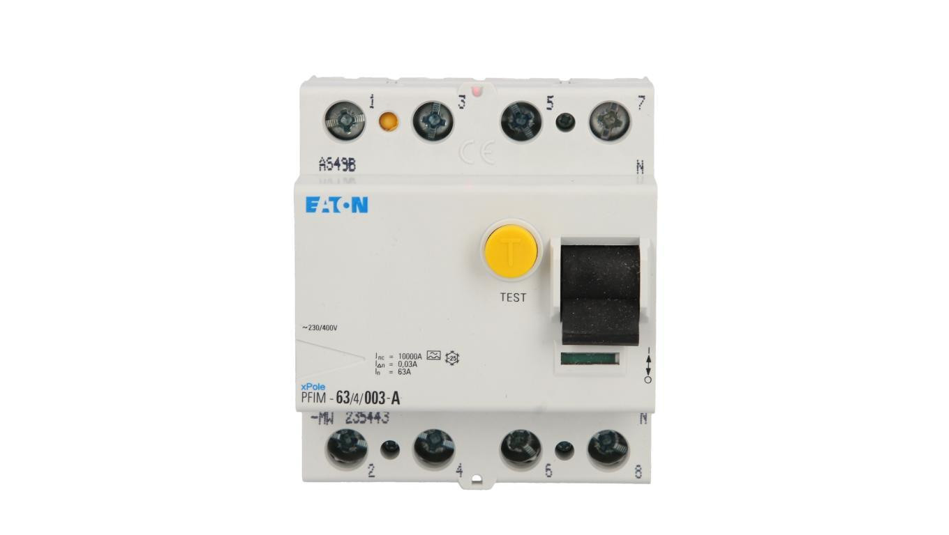 Wyłącznik różnicowoprądowy 4P 63A 0,03A typ A PFIM-63/4/003-A-MW 235443