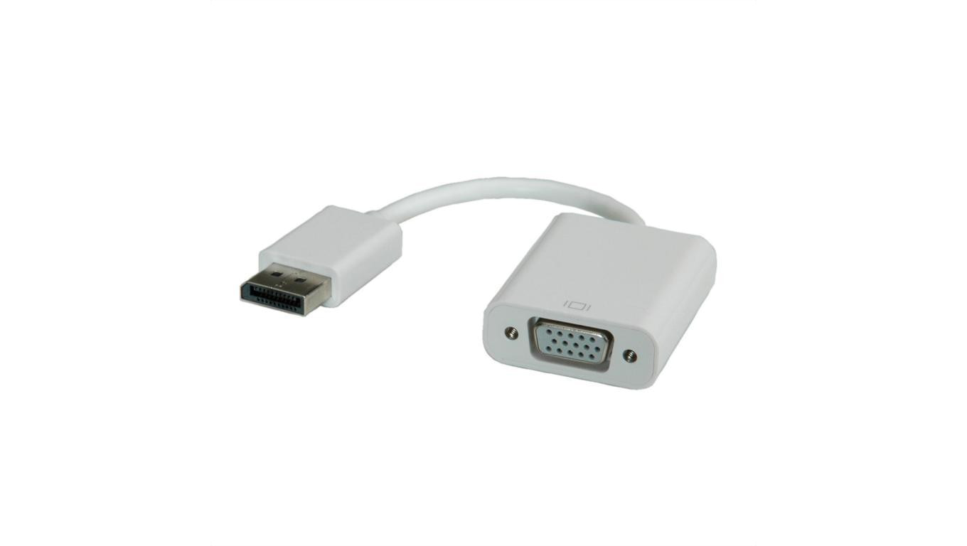 Adapter ROLINE DisplayPort-VGA, DP męski - VGA żeński