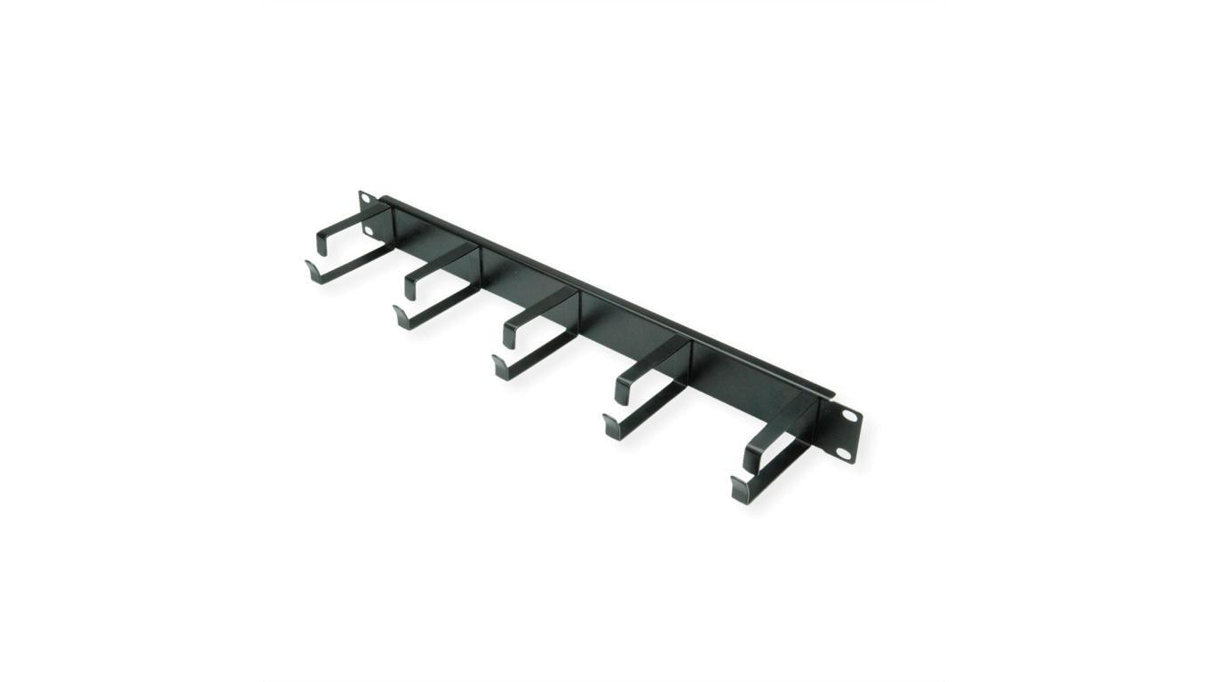 VALUE 19 Panel przedni, poziomy i pionowy przepust kablowy, typ G, czarny RAL 9005