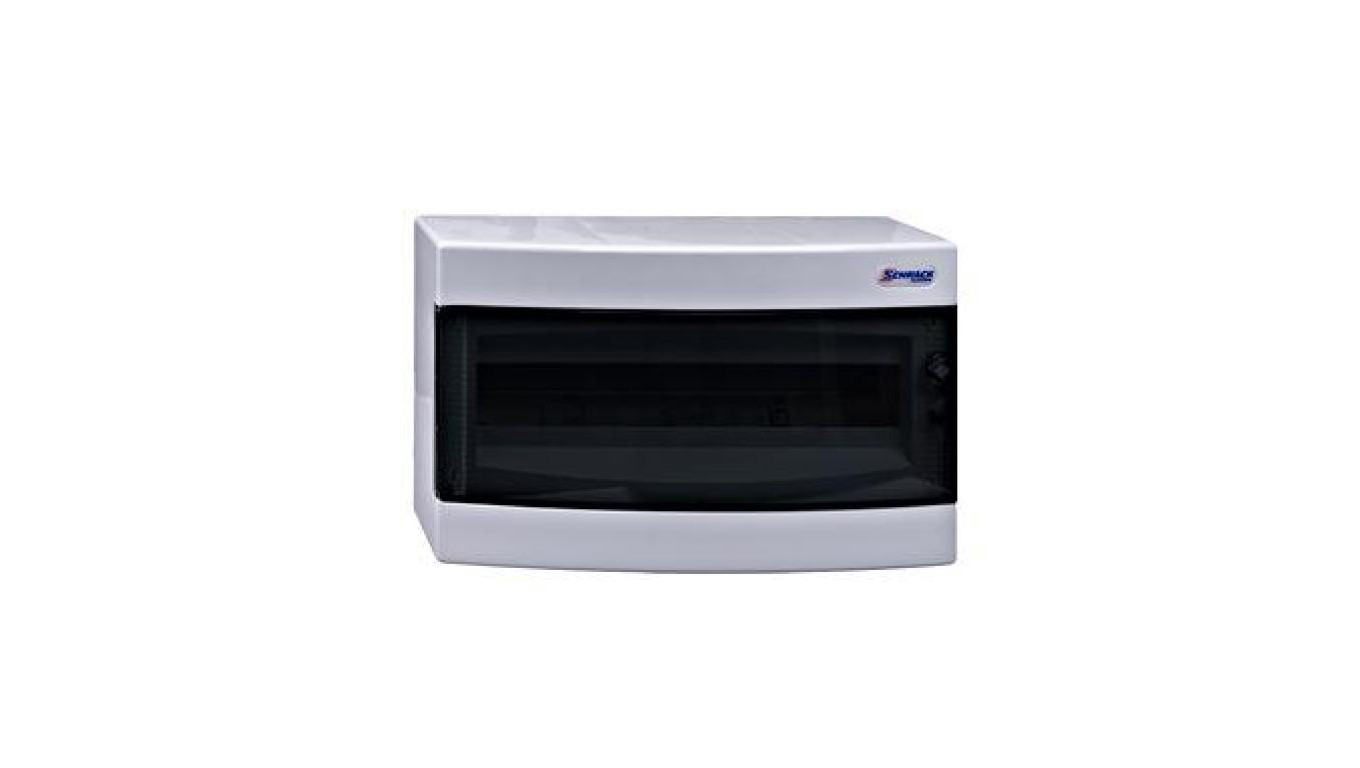 Obudowa natynkowa z tworzywa 1x18 IP40 d.transparentne N+PE