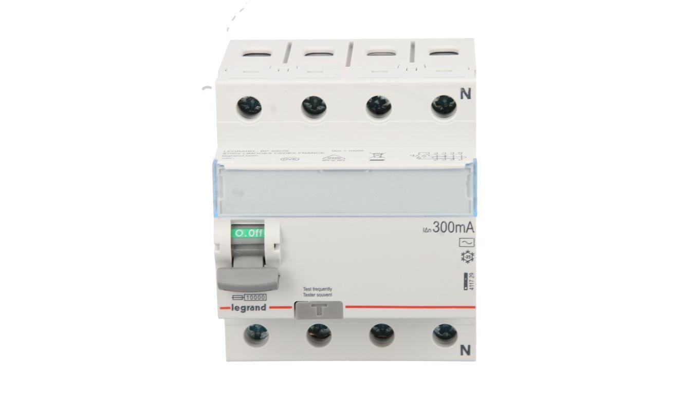 Wyłącznik różnicowoprądowy 4P 63A 0,3A typ AC P304 TX3 411729