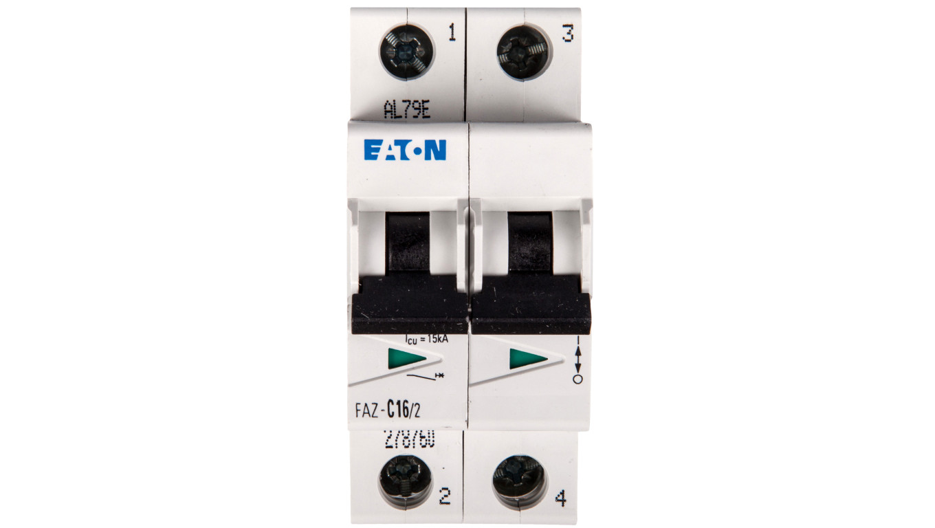 Wyłącznik nadprądowy 2P C 16A 15kA AC FAZ C16/2 278760