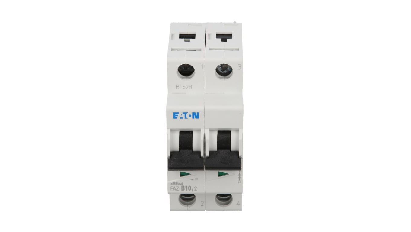Wyłącznik nadprądowy 2P B 10A 15kA AC FAZ B10/2 278730