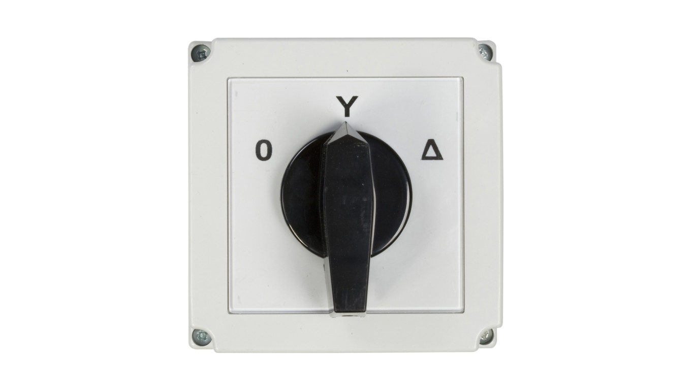 Łącznik krzywkowy gwiazda-trójkąt 3P 63A w obudowie 4G63-12-PK R214 63-840591-051
