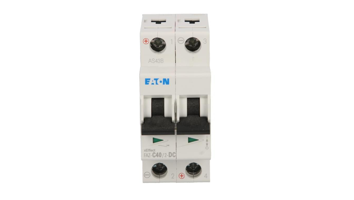 Wyłącznik nadprądowy 2P C 40A 15kA AC FAZ C40/2-DC 279144