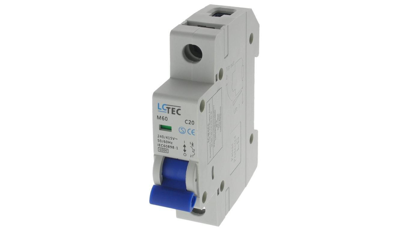 Wyłącznik nadprądowy M60 1P 1M 1F C 20A 6kA