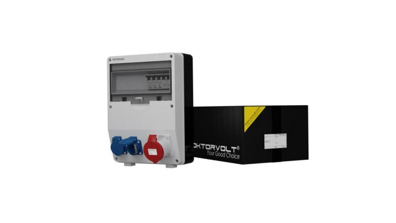 Rozdzielnica budowlana TD-S 32A 2x230V Schuko Doktorvolt 6732