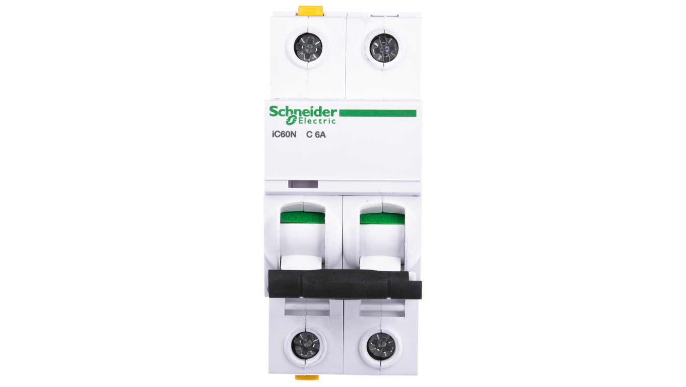 Wyłącznik nadprądowy 2P C 6A 6kA AC iC60N-C6-2 A9F04206