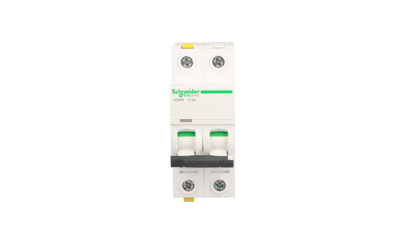 Wyłącznik nadprądowy 2P C 3A 6kA AC iC60N-C3-2 A9F04203