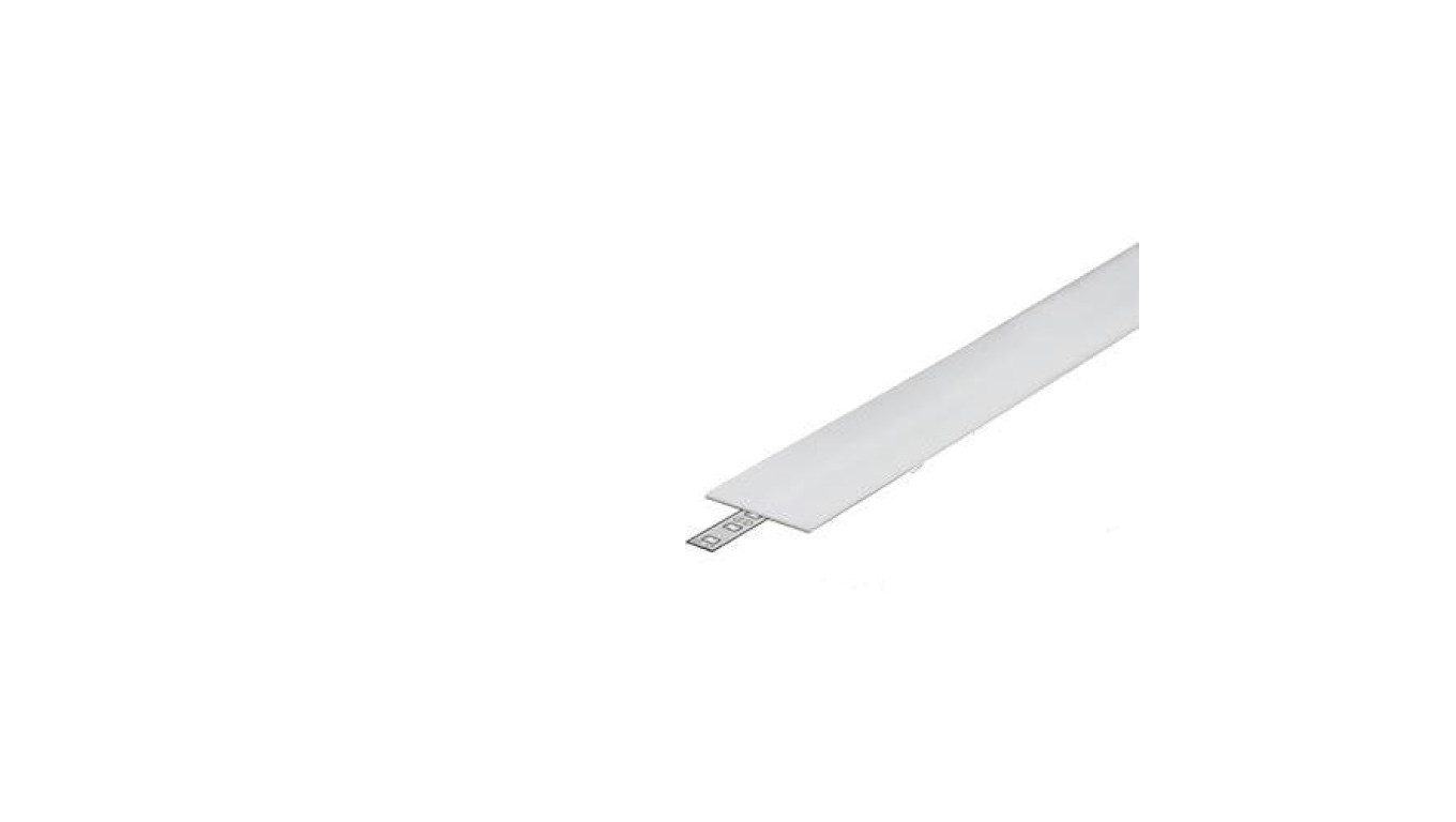 Przesłona klosz h mleczna 2m FLAT8 wsuwana do profilu Flat8 (h)
