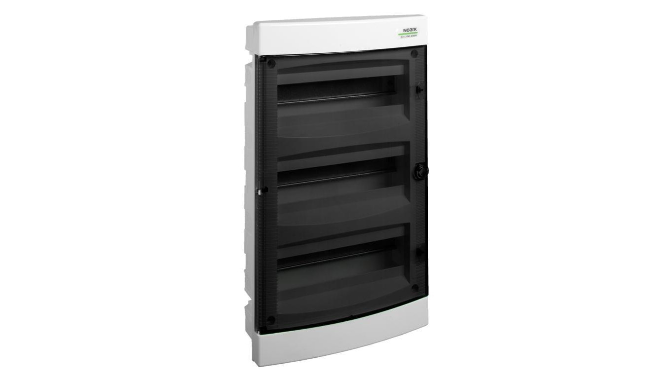 Rozdzielnica podtynkowa PNF 3x18 modułów IP40 393x511x106mm plastikowa drzwi transparentne NOARK