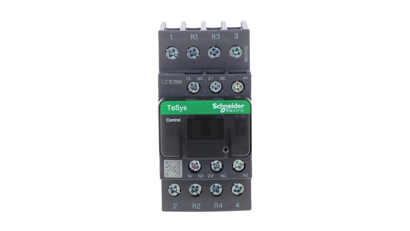 TeSys Deca Stycznik mocy 18A 2Z 2R 24V AC 1Z 1R LC1D188B7