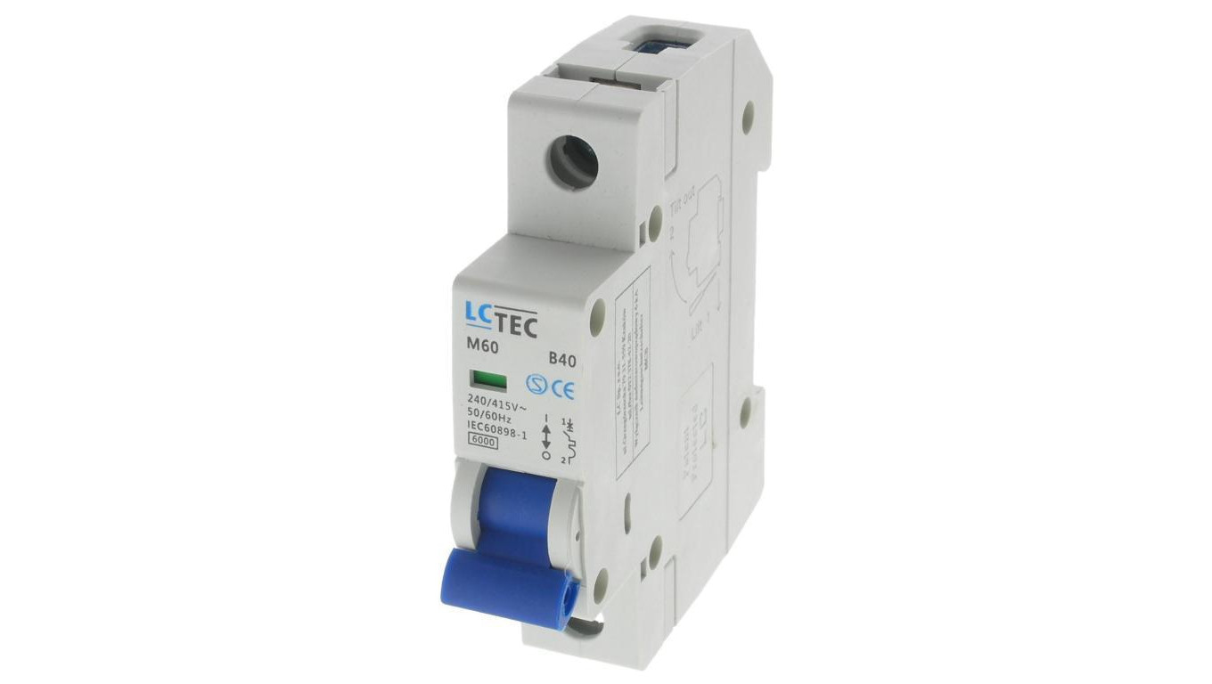 Wyłącznik nadprądowy M60 1P 1M 1F B 40A 6kA