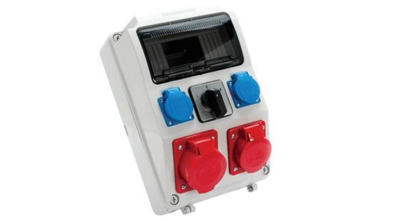 VIPLAST Rozdzielnica Gniazdo 32/5 + 16/5 + 2x250V + L-P