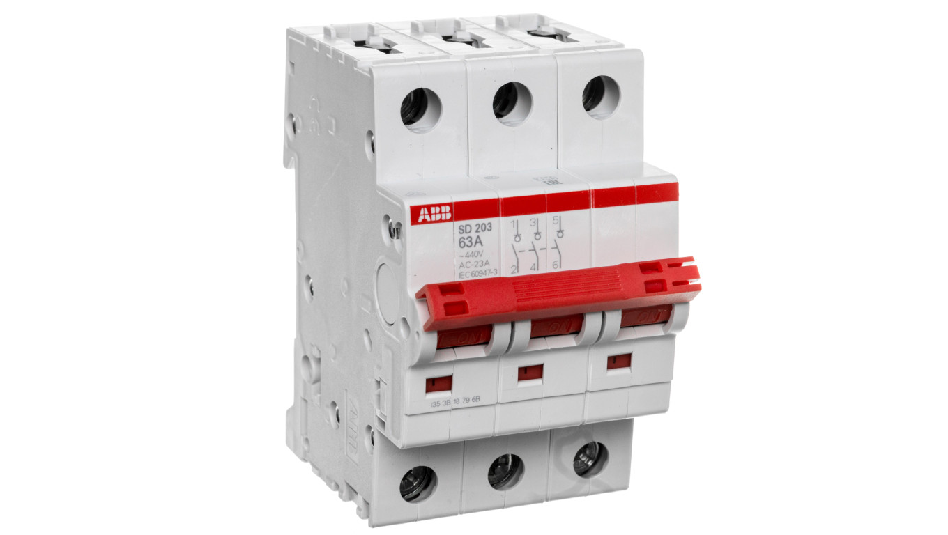 Rozłącznik modułowy 63A 3P SD203/63 2CDD283101R0063
