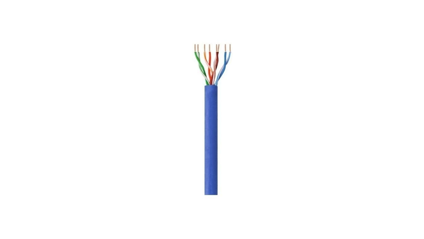 Kabel Skrętka Kat 6 UTP Drut Box Niebieska SOHO CCA ITP6-CCA-305-BL /305m/