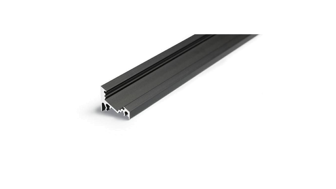 Profil led Corner10 1m kątowy narożny czarny 83040021