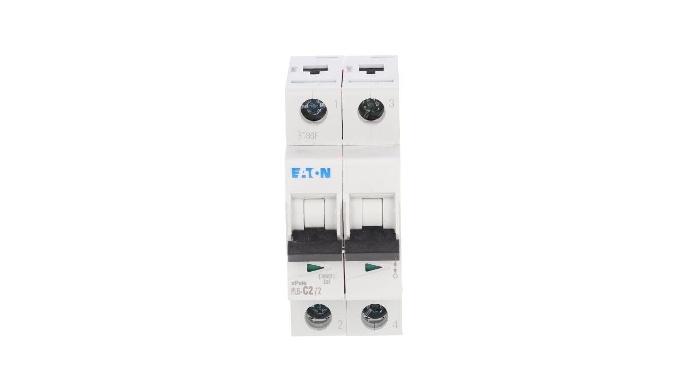 Wyłącznik nadprądowy 2P C 2A 6kA AC PL6-C2/2 286562