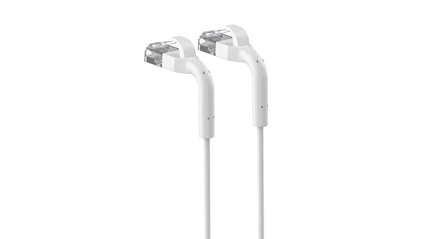 Patchcord LAN Miedź Kabel sieciowy skrętka, łamana końcówka Extralink Kat.6A U/FTP 10m 1Gbps Biały