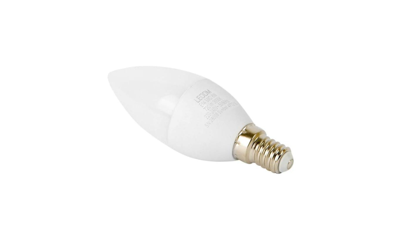 LEDOM żarówka E14 8W 3000K ciepła 720lm 220-240V C37