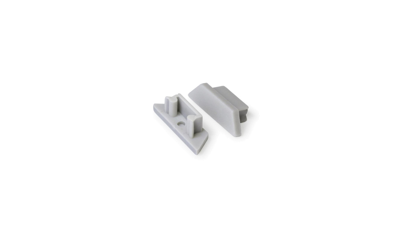 Zaślepka do profilu led ARC12 srebrna b2960040 /1szt/