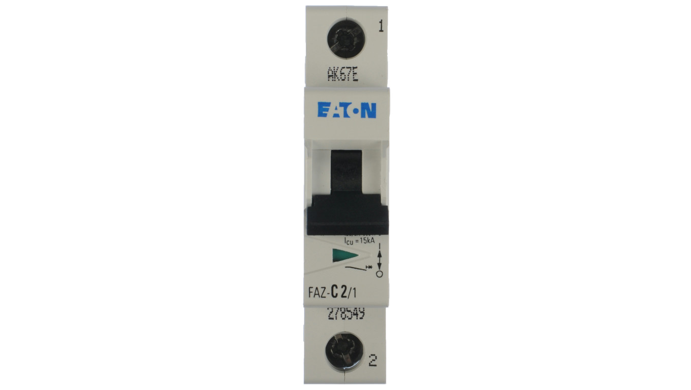 Wyłącznik nadprądowy 1P C 2A 15kA AC FAZ C2/1 278549