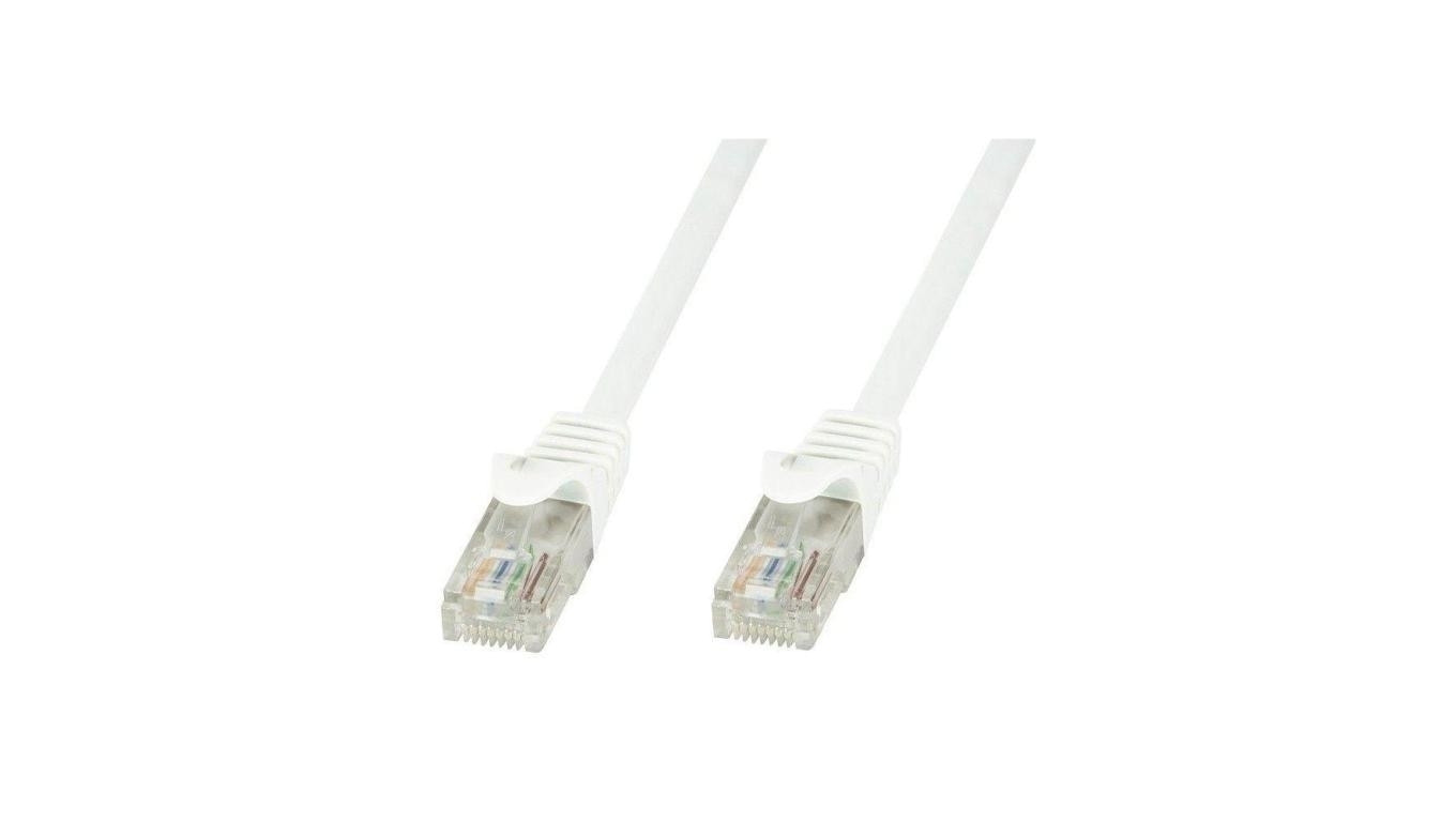Kabel krosowy Patchcord U/UTP Cat6 2M Biały 100 Miedź ICOC U6-6U-020-WHT