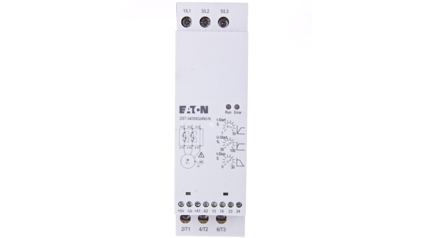 Softstart 3-fazowy 400VAC 24A 11kW/400V Uc=24V AC/DC DS7-340SX024N0-N 134913