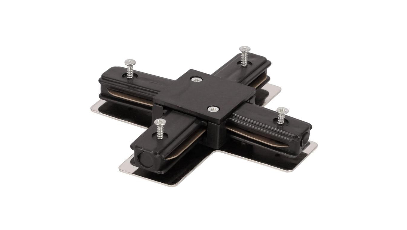 Łącznik X do szyny SEVA X Connector Black, czarny EDO777422 EDO