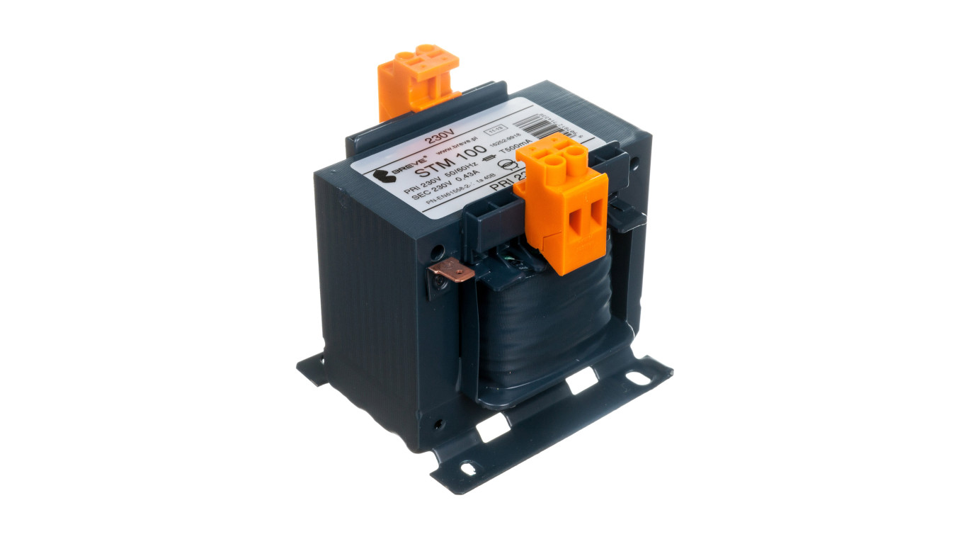 Transformator 1-fazowy separacyjny STM 100 230/230V 0,43A 100VA, Ta 40, 16252-9918