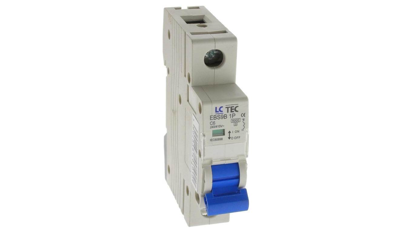 Wyłącznik instalacyjny nadprądowy nadmiarowoprądowy 1P 1M C 6A 6kA 491010 EBS9B