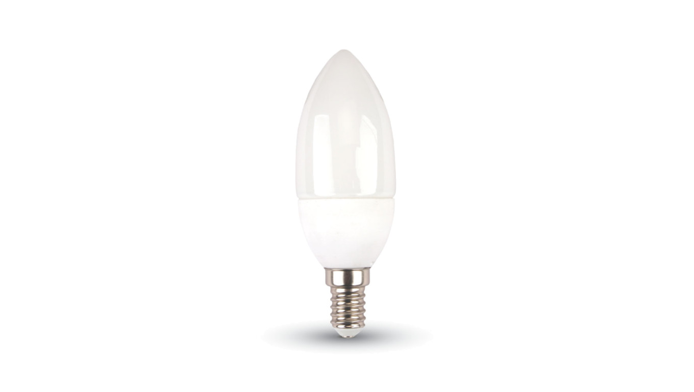 Żarówka LED VT-226 SAMSUNG CHIP 5.5W E14 C37 6400K 470lm A+ 200st. 173