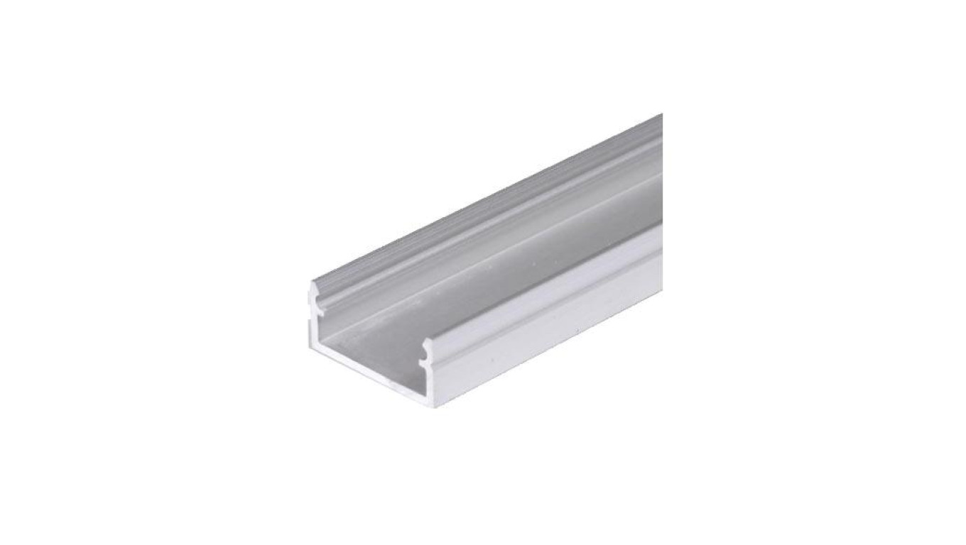 Profil led EKO nawierzchniowy alu sur 1m aluminiowy surowy do taśm led (J) C7010000